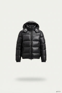 Men’s Sherpa Lined Quilted Jacket with Hood – Warm Puffer Coat for Outdoor & Streetwear