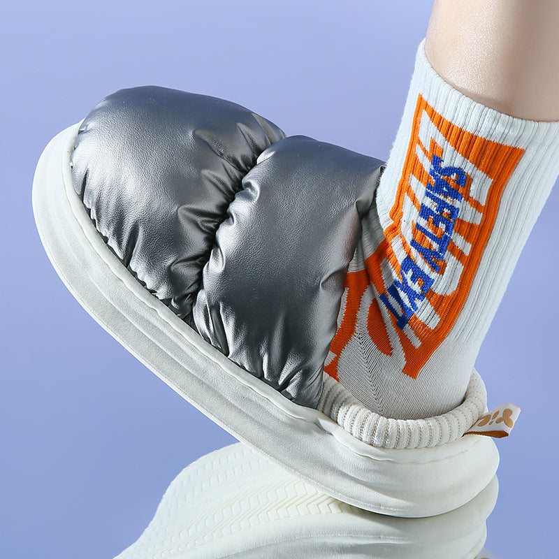 Women's Slipper Boots - Blue