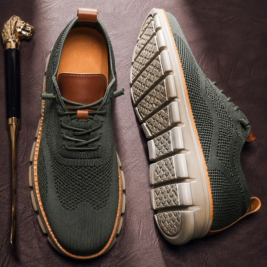 Men’s Breathable Knit Sneakers – Lightweight Casual Trainers for Everyday and Travel Wear