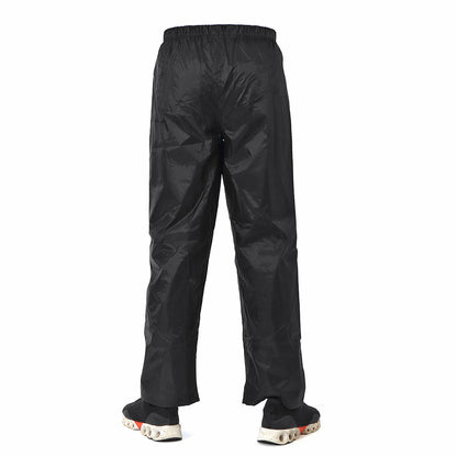 Men’s Waterproof Rain Trousers – Lightweight Windproof Outdoor Overpants with Elastic Waist for Fishing Hiking and Wet-Weather Activities