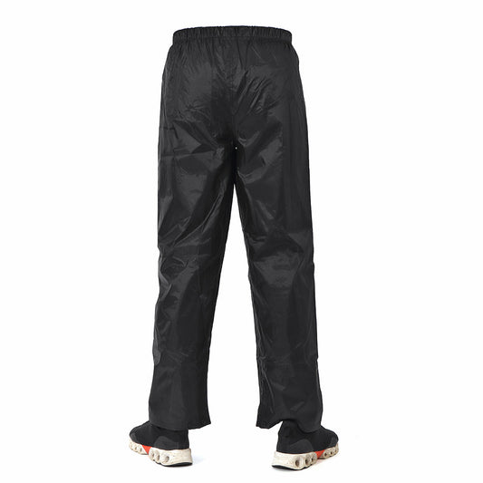 Men’s Waterproof Rain Trousers – Lightweight Windproof Outdoor Overpants with Elastic Waist for Fishing Hiking and Wet-Weather Activities