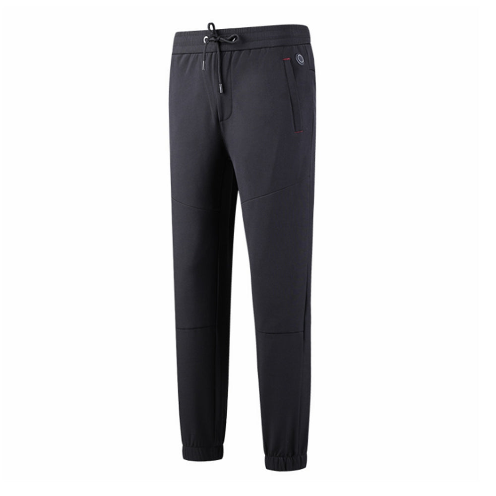 Unisex USB Heated Winter Trousers – Adjustable Drawstring Joggers with Back and Waist Heating