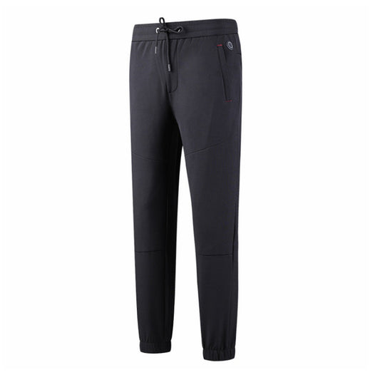 Unisex USB Heated Winter Trousers – Adjustable Drawstring Joggers with Back and Waist Heating