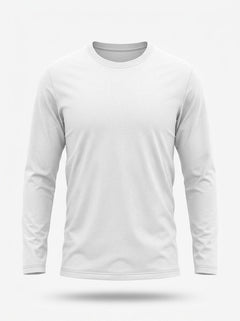 Men’s Crew-Neck Long-Sleeve T-Shirt – Lightweight Everyday Casual Essential