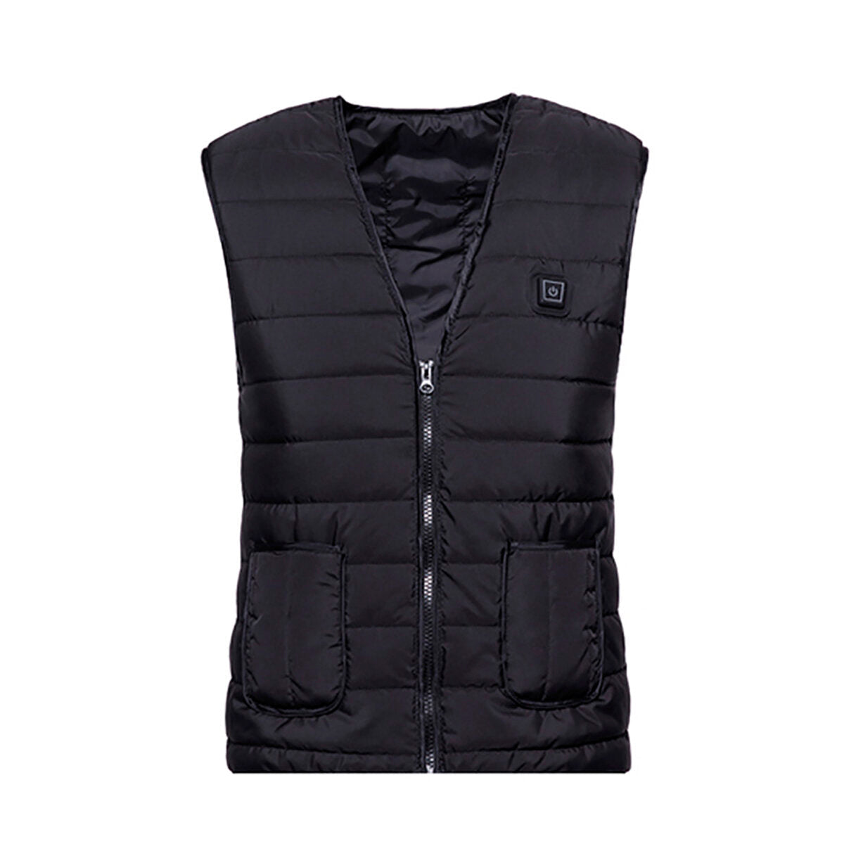 Men’s USB Heated Quilted Vest – Adjustable Warm Water-Resistant Winter Gilet for Outdoor and Everyday Wear