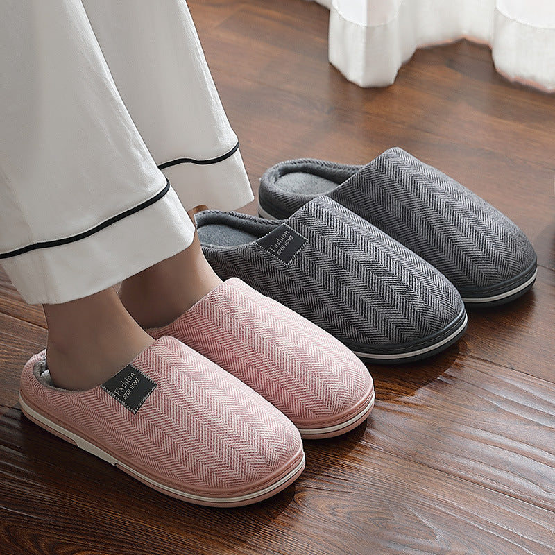 Women's Suede-Look Platform Clog Slippers - Dark Gray