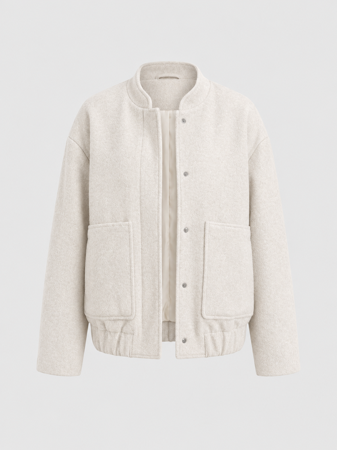 Women’s Textured Wool-Blend Coat – Relaxed Longline Winter Layer for Elegant Everyday Cold-Weather Styling