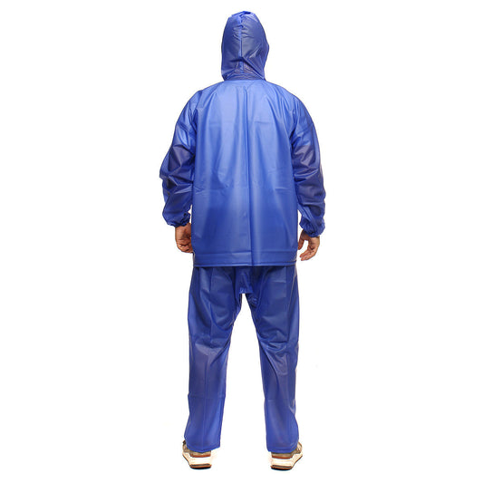 Men’s Waterproof Rain Suit – Lightweight Windproof Hooded Jacket and Overtrousers for Outdoor Activities