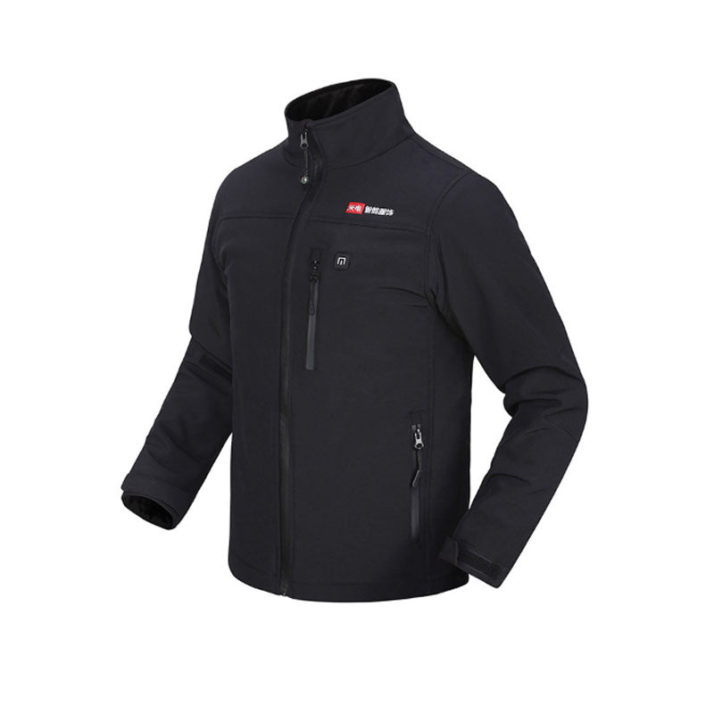 Men’s USB Heated Softshell Jacket – Windproof Outdoor Layer with Adjustable Heat Settings