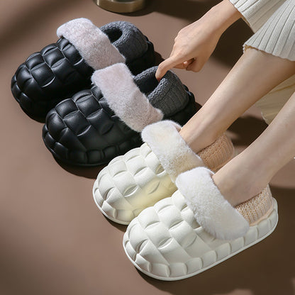 Women's Platform Clog Slippers - Black (US 5-14)