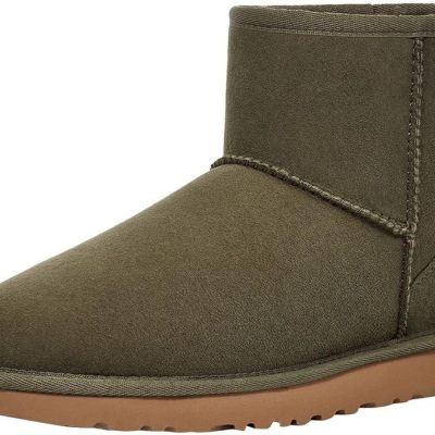 Women's Suede-Look Snow Boots - Chocolate