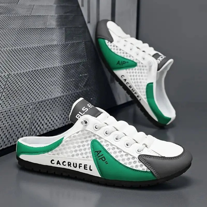 Men’s Breathable Slip-On Mule Sneakers – Lightweight Casual Shoes for Summer and Travel