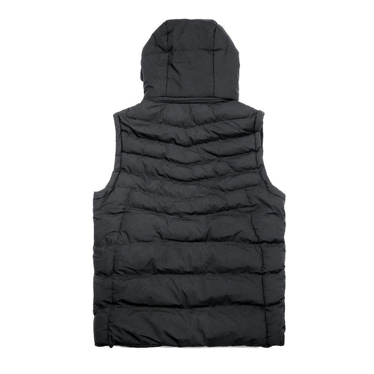 Men’s USB Heated Hooded Puffer Vest – Quilted Sleeveless Winter Layer with Adjustable Warmth