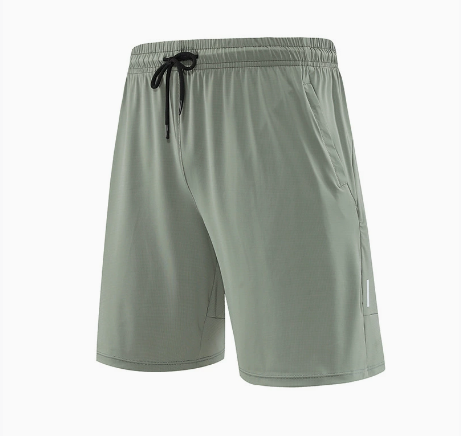 Men’s Quick-Dry Training Shorts – Stretch Performance Style with Zip Pockets