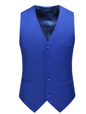 Men’s Satin Waistcoat Set – Traditional Formal Layer with Tie and Pocket Square