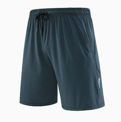 Men’s Quick-Dry Training Shorts – Stretch Performance Style with Zip Pockets