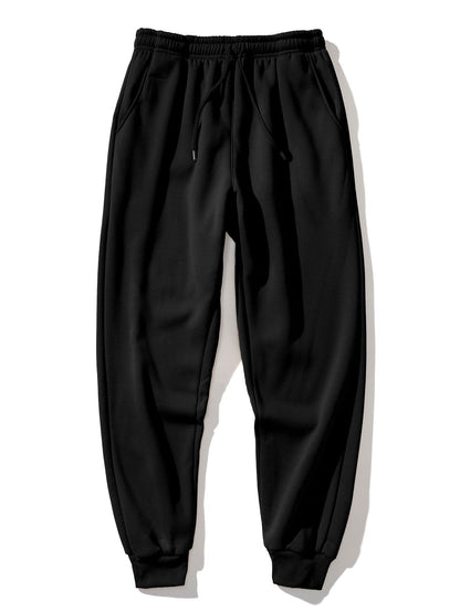 Men’s Quarter-Zip Hoodie Tracksuit – Relaxed Jogger Set for Travel and Casual Streetwear
