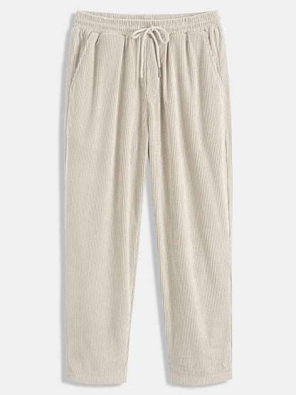 Men’s Corduroy Shirt Co-Ord – Straight-Leg Trousers for Autumn Casual Wear