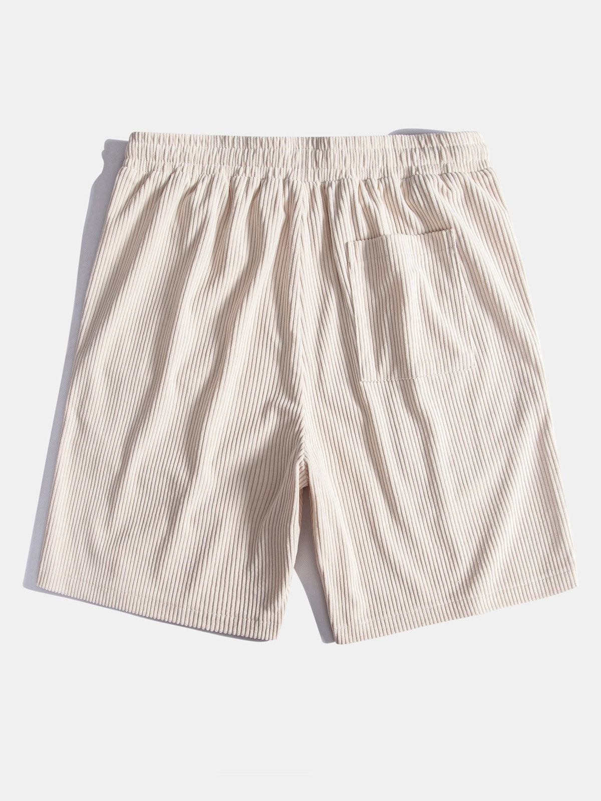 Men’s Ribbed Corduroy Shirt and Shorts Set – Regular Fit Summer Co-Ord