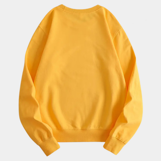 Women’s Daisy Bicycle Graphic Sweatshirt – Casual Crew-Neck Pullover for Everyday Adventures