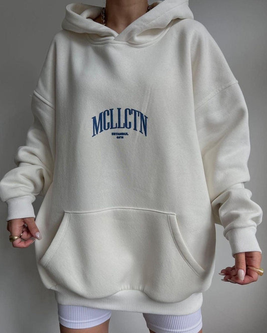 Women’s Oversized Printed Hoodie – Cotton-Blend Streetwear Layer for Travel and Casual Days