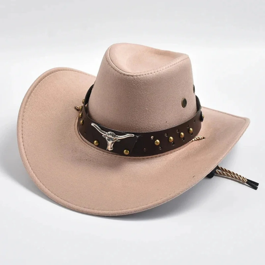 Men’s Western Cowboy Hat – Wide Brim Statement Style for Outdoor and Casual Wear