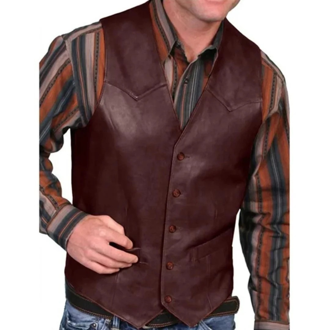 Men’s Western Waistcoat – Vintage-Inspired Layer for Casual and Festival Wear