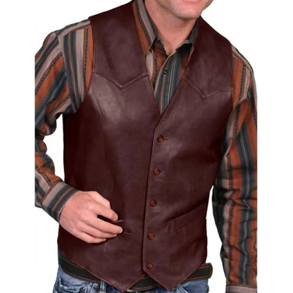 Men’s Western Waistcoat – Vintage-Inspired Layer for Casual and Festival Wear