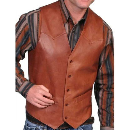 Men’s Western Waistcoat – Vintage-Inspired Layer for Casual and Festival Wear