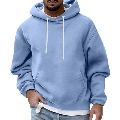 Men’s Oversized Hoodie – Long-Sleeve Pullover with Drawstring Hood and Kangaroo Pocket for Casual Cold-Weather Wear