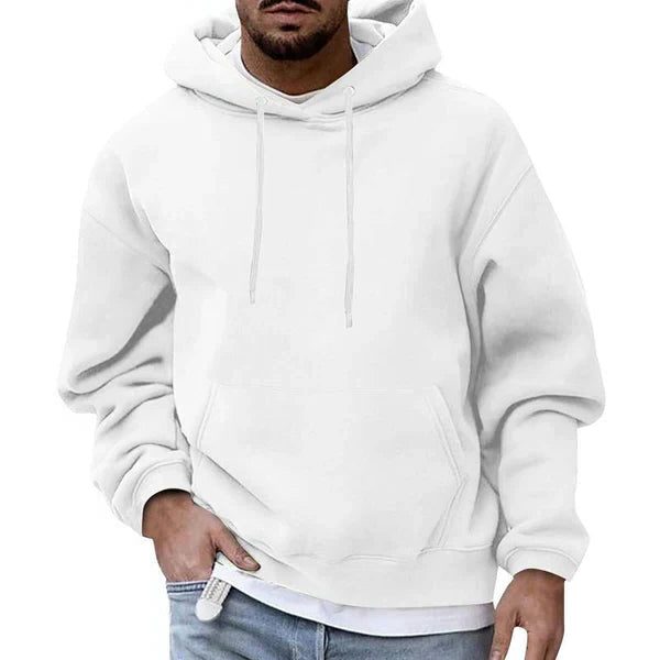 Men’s Oversized Hoodie – Long-Sleeve Pullover with Drawstring Hood and Kangaroo Pocket for Casual Cold-Weather Wear