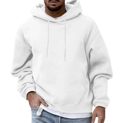 Men’s Oversized Hoodie – Long-Sleeve Pullover with Drawstring Hood and Kangaroo Pocket for Casual Cold-Weather Wear