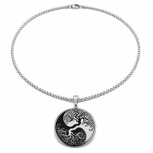 Tree of Life Medallion Necklace – Tree of Life on white