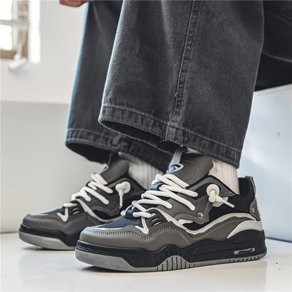 Men’s Chunky Lifestyle Trainers – Cushioned Streetwear Sneakers for Everyday Casual Wear