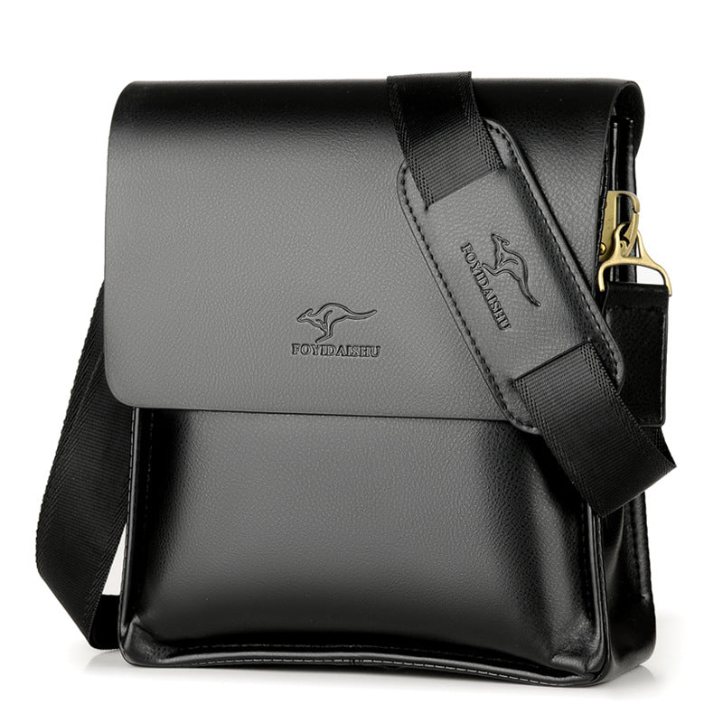 Men’s Multi-Compartment Shoulder Bag – Compact Crossbody Carry for Everyday Essentials