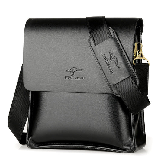 Men’s Multi-Compartment Shoulder Bag – Compact Crossbody Carry for Everyday Essentials