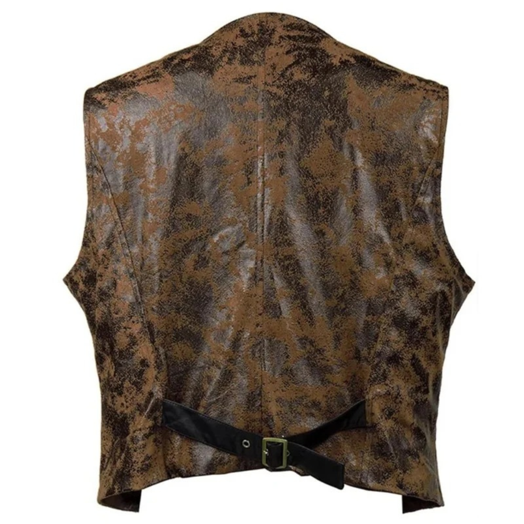 Men’s Vintage Traditional Waistcoat – Buttoned Heritage Style for Festivals and Celebrations