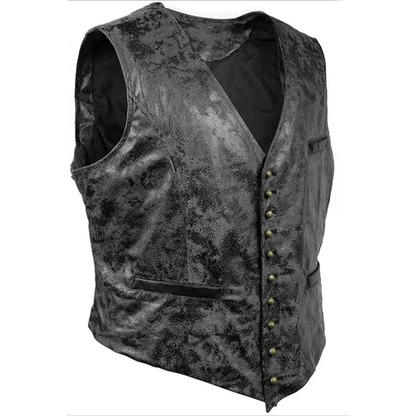 Men’s Vintage Traditional Waistcoat – Buttoned Heritage Style for Festivals and Celebrations