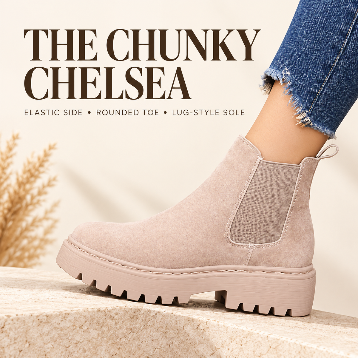 Feature view of Women's Chunky Chelsea Boots