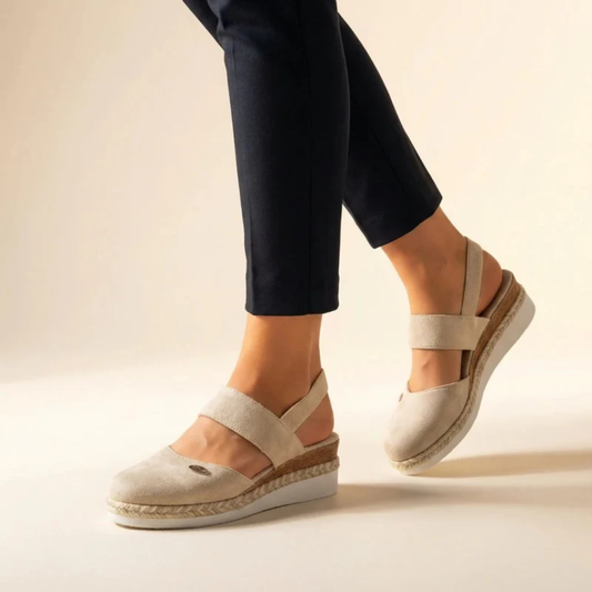 Women’s Espadrille Platform Sandals – Slingback Summer Shoes for Holidays and Everyday Wear