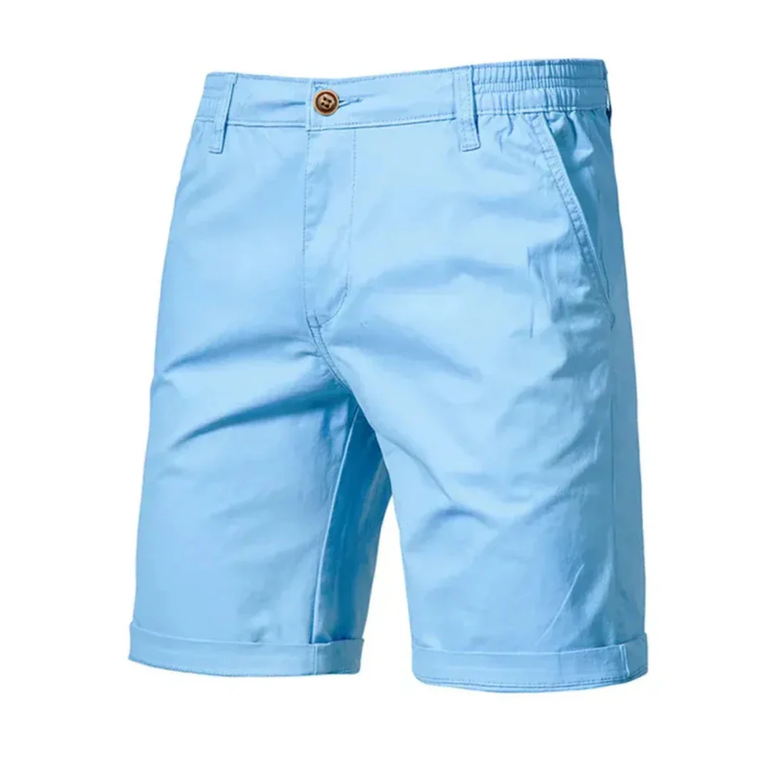 Men’s Classic Chino Shorts – Lightweight Summer Shorts for Beach Holidays and Casual Wear