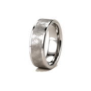 Men's Fog-Pattern Stainless Steel Band – Steel on pure white background