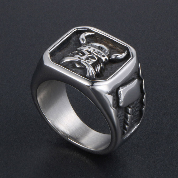 CJ supplier reference – vintage Viking alloy ring