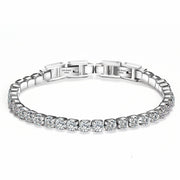 Adjustable Zircon Stainless Tennis Bracelet colour or variant view
