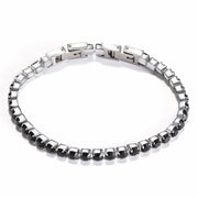 Adjustable Zircon Stainless Tennis Bracelet colour or variant view