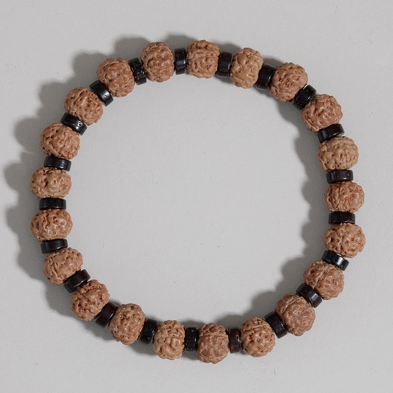 Agate & Volcanic Stone Bead Bracelet colour or variant view