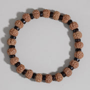 Agate & Volcanic Stone Bead Bracelet colour or variant view