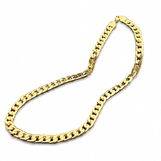 10 mm Flat-Side Statement Chain on white background