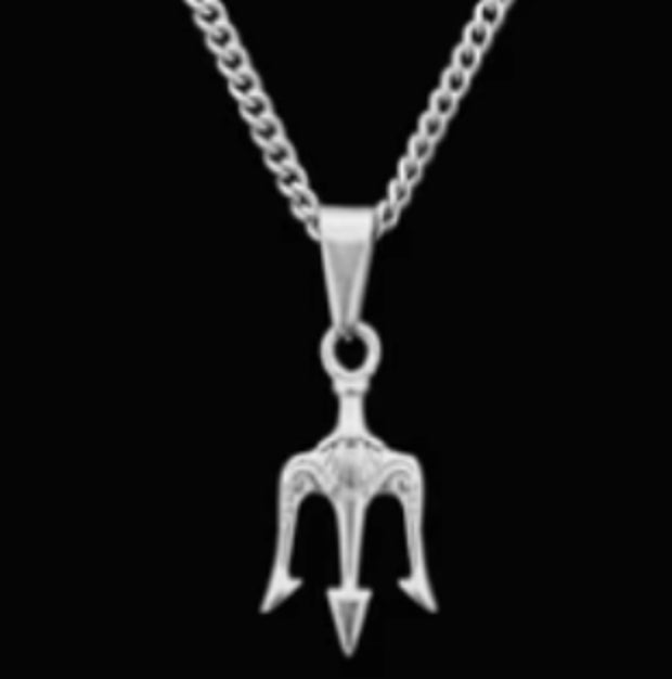 Poseidon Trident Pendant Necklace colour or variant view