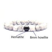 Gemstone & Hematite Bead Bracelet colour or variant view